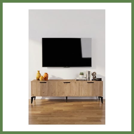 HOBİBAHÇEM Royal TV Sehpası Suntalam Bej 160x35 HB006