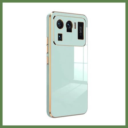 HOBİBAHÇEM Mi 11 Ultra Uyumlu Kılıf Volet Silikon - Açık Yeşil HB006