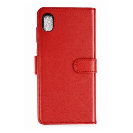 HOBİBAHÇEM iPhone XS Max Uyumlu Trend S Plus Kapaklı Kılıf - Kırmızı HB006