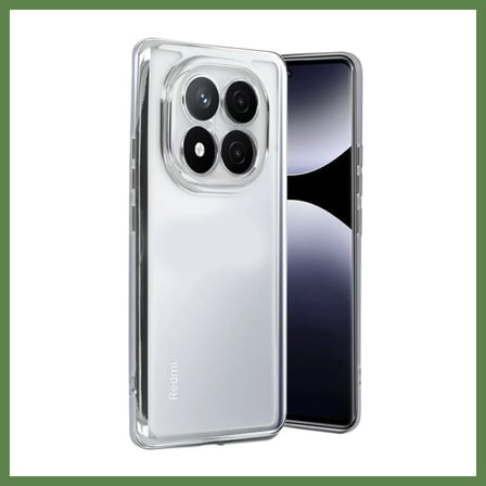HOBİBAHÇEM Redmi Note 14 Pro 5G Uyumlu Kılıf Lensli Silikon - Gümüş HB006