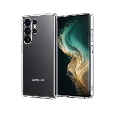 Hobi̇Bahçem Samsung Galaxy S26 Ultra Uyumlu Lüx Şeffaf Silikon - Şeffaf Hb006