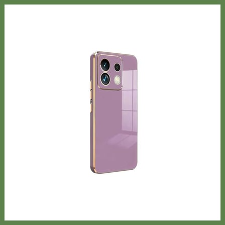 HOBİBAHÇEM Redmi Note 13 Pro 5G Uyumlu Kılıf Volet Silikon - Mor HB006