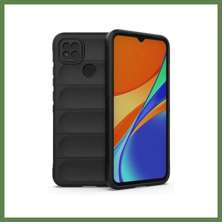 HOBİBAHÇEM Redmi 9C Uyumlu Kılıf Optimum Silikon - Siyah HB006