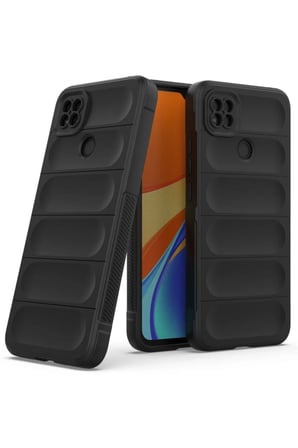 HOBİBAHÇEM Redmi 9C Uyumlu Kılıf Optimum Silikon - Siyah HB006