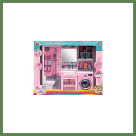 HOBİBAHÇEM 02385 Kutuda 3lü Banyo Seti HB006