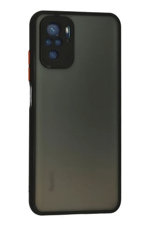 HOBİBAHÇEM Redmi Note 10 Uyumlu Kılıf Montreal Silikon Kapak - Siyah HB006
