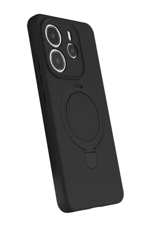 HOBİBAHÇEM Redmi Note 14 4G Uyumlu Regal Magsafe Standlı Kapak - Siyah HB006