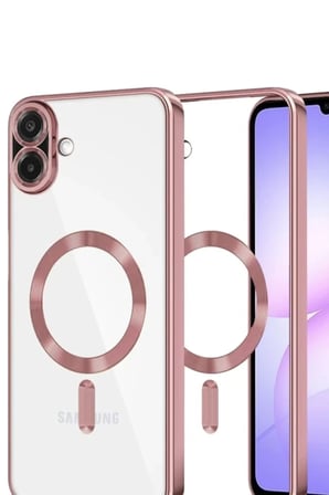 Hobi̇Bahçem Samsung Galaxy A07 4G Uyumlu Kross Magneticsafe Kapak - Rose Hb006