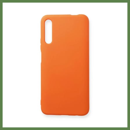 HOBİBAHÇEM Huawei P Smart Pro / Y9S Kılıf Nano içi Kadife Silikon - Turuncu HB006