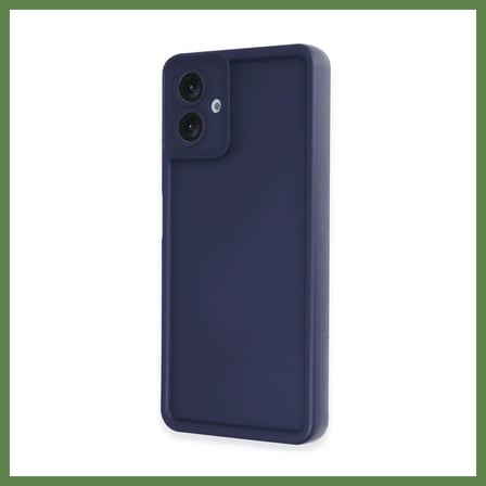 HOBİBAHÇEM Samsung Galaxy A06 Uyumlu Kılıf Viera Silikon - Lacivert HB006