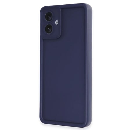 HOBİBAHÇEM Samsung Galaxy A06 Uyumlu Kılıf Viera Silikon - Lacivert HB006