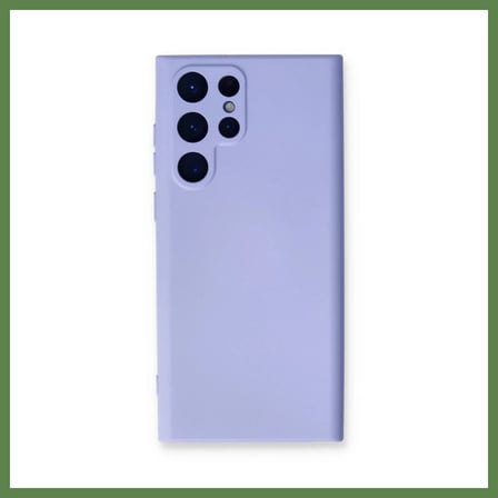HOBİBAHÇEM Samsung Galaxy S23 Ultra Uyumlu Kılıf Nano içi Kadife Silikon - Lila HB006