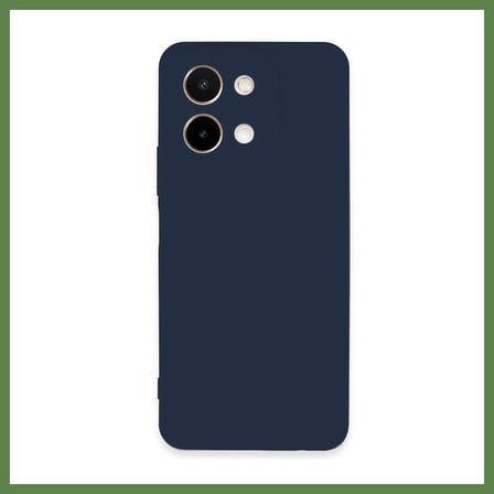 HOBİBAHÇEM Vivo Y28 Uyumlu Kılıf First Silikon - Lacivert HB006