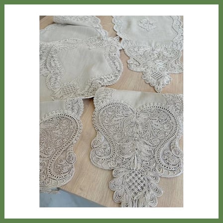 HOBİBAHÇEM Salon Takımı Çeyizlik Gold Runner Set 5 Parça Keten Ranır Masa Konsol Sehpa Örtüsü Gerdan HB006