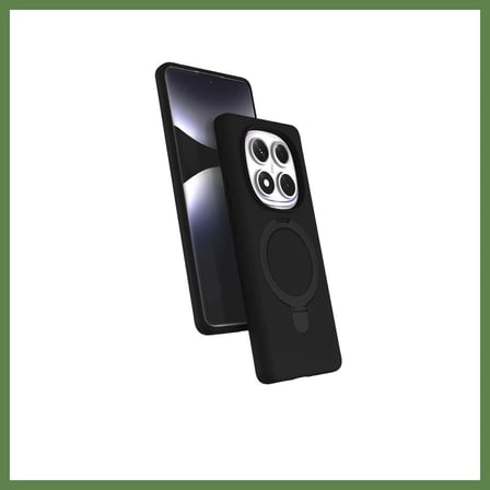 HOBİBAHÇEM Redmi Note 14 Pro 4G Uyumlu Regal Magsafe Standlı Kapak - Siyah HB006