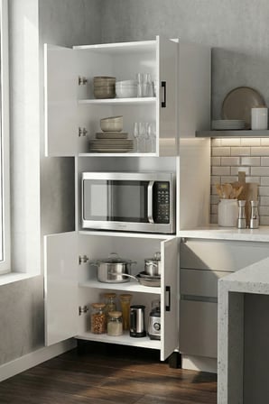 HOBİBAHÇEM Mutfak Dolabı Suntalam Beyaz 70 cm HB006