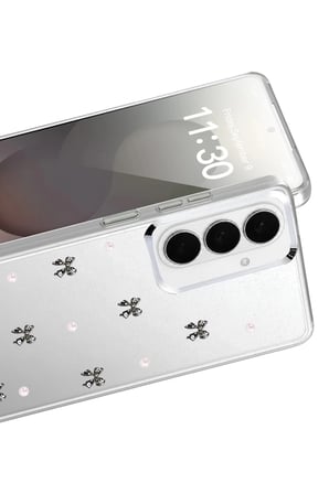 HOBİBAHÇEM Samsung Galaxy S26 Plus Uyumlu Fiyonk Desenli Kapak - Desen 8 HB006