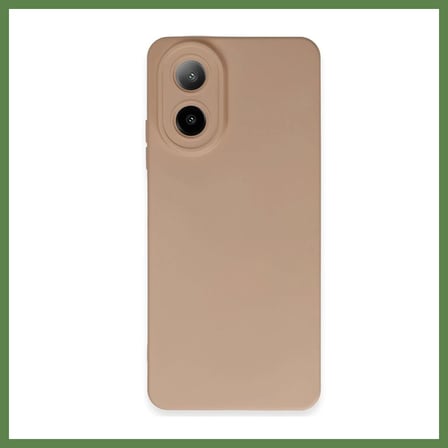 HOBİBAHÇEM A38 Uyumlu Kılıf Nano içi Kadife Silikon - Pudra HB006