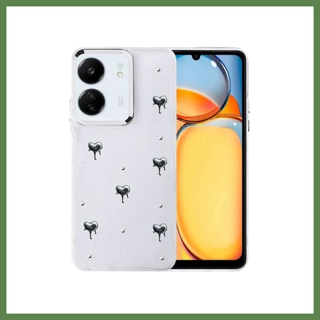 HOBİBAHÇEM Redmi 13C Uyumlu Fiyonk Desenli Kapak - Desen 1 HB006