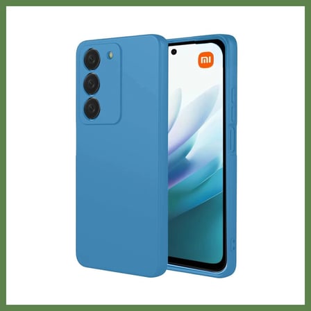 HOBİBAHÇEM Redmi 15 4G Uyumlu First Silikon - Mavi HB006