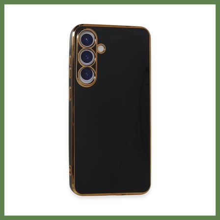 HOBİBAHÇEM Samsung Galaxy S24 Plus Uyumlu Kılıf Volet Silikon - Siyah HB006