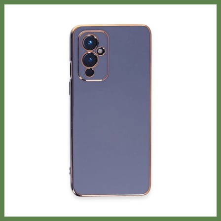 HOBİBAHÇEM One Plus 9 Kılıf Volet Silikon - Mavi HB006