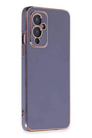 HOBİBAHÇEM One Plus 9 Kılıf Volet Silikon - Mavi HB006