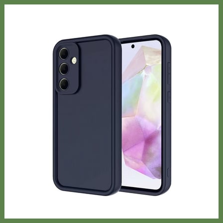 HOBİBAHÇEM Samsung Galaxy A36 Uyumlu Kılıf Viera Silikon - Lacivert HB006