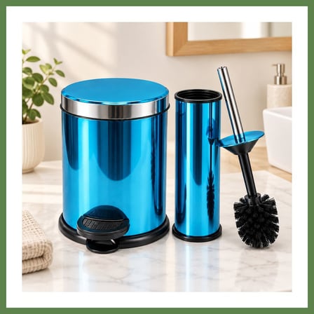 HOBİBAHÇEM 2 Parça Mikro Metal Banyo Seti HB006