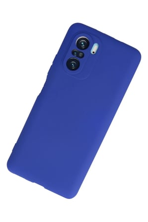 HOBİBAHÇEM Poco F3 Uyumlu Kılıf First Silikon - Lacivert HB006