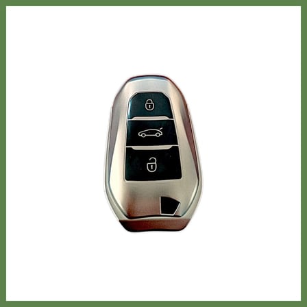 HOBİBAHÇEM Citroen C3 C4 Anahtar Uyumlu Silikon Oto Anahtar Kumanda Kabı Kılıf Füme HB006