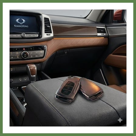 HOBİBAHÇEM Torres Musso Korando Uyumlu Smart 3 Buton Silikon Oto Anahtar Kumanda Kabı Kılıf Gri HB006