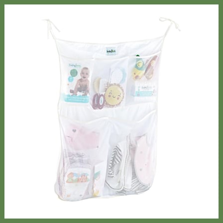 HOBİBAHÇEM Yatak Başı Organizer 555 Beyaz · Renk: Beyaz HB006
