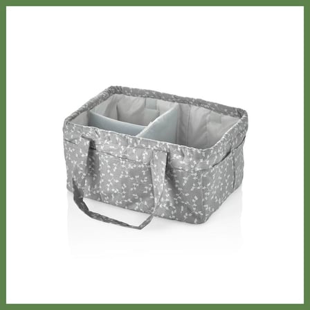 HOBİBAHÇEM Katlamalı Anne & Bebek Organizer 795 Gri Çiçek · Renk: Gri Çiçek HB006