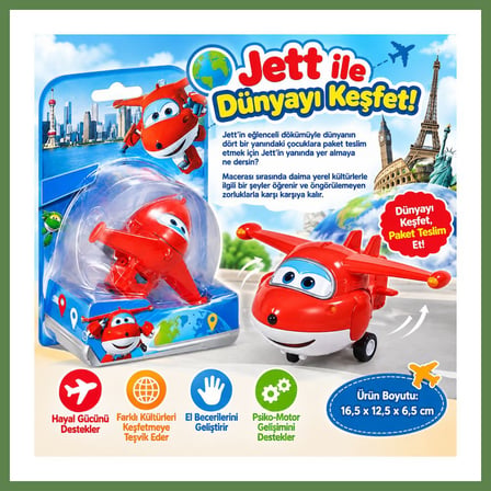 HOBİBAHÇEM 10011 Die Cast Jett HB006