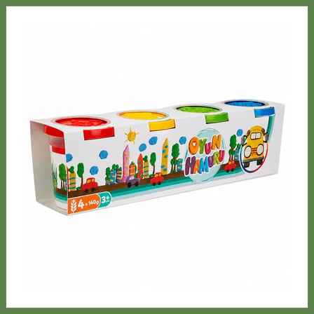 HOBİBAHÇEM 0915 Crafy 4'lü Oyun Hamuru 560 gr. HB006