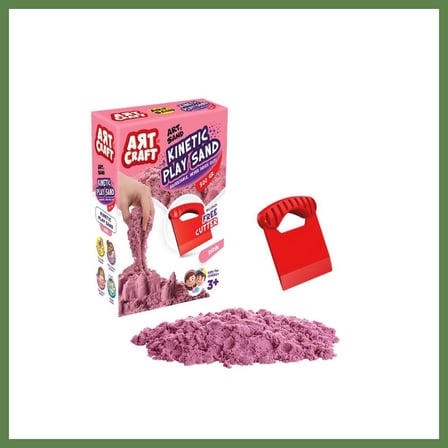 HOBİBAHÇEM 03688 NessiWorld AKSESUARLI PEMBE KİNETİK OYUN KUMU 500 GR HB006