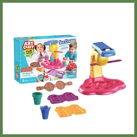 HOBİBAHÇEM 03489 DONDURMA OYUN HAMURU SET HB006