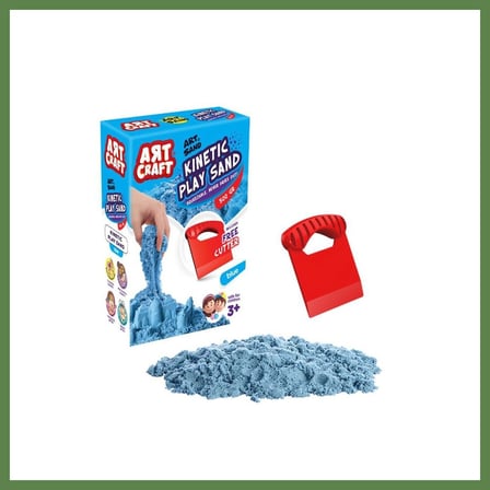 HOBİBAHÇEM 03686 NessiWorld Aksesuarlı Mavi Kinetik Oyun Kumu 500 gr HB006