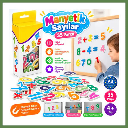 HOBİBAHÇEM 9223 MANYETİK SAYILAR HB006