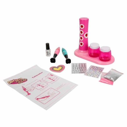 HOBİBAHÇEM 3847 Pretty Pinky 2in1 Tırnak Tasarım Seti - HB006