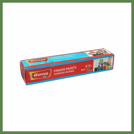 HOBİBAHÇEM ERN-710 Heroes Color 6lı Parmak Boya - Eren Oyuncak HB006