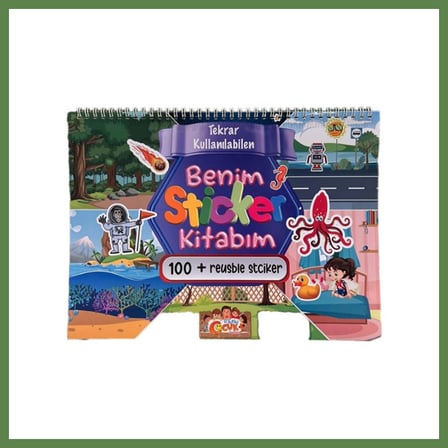HOBİBAHÇEM Tükenmeyen Sticker Kitabım HB006