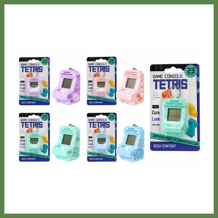 HOBİBAHÇEM NessiWorld Oyun Konsolu 23 Oyun Modlu Tetris Anahtarlık (adet fiyatıdır) HB006