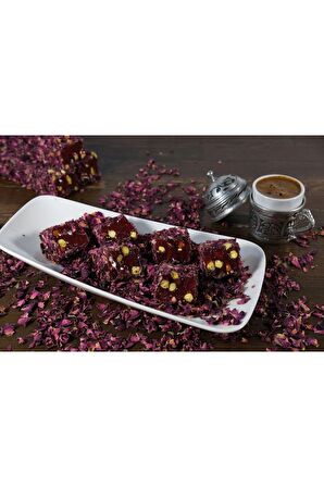 Gül Yapraklı Narlı Fıstıklı Lokum 1 Kg