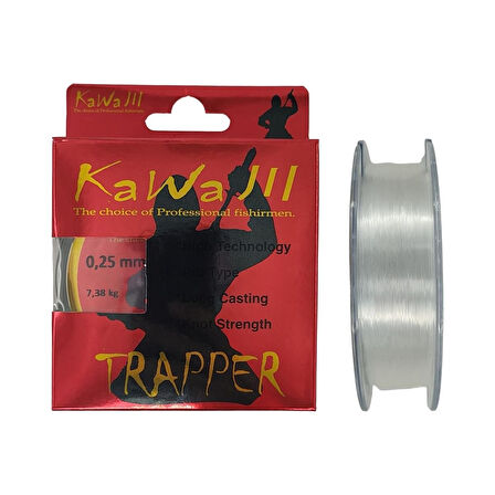 Kawa Jıl Trapper 300M Şeffaf Monofilament Misina