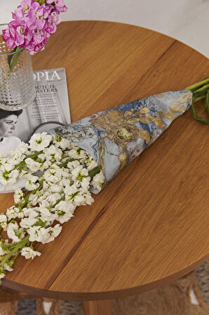 Hediye Paketleme Kağıdı: 30 Adet Yüksek Kaliteli Özel Ebruli Baskılı Pelur 30gr. Pelur Kağıtlarımızla Şık Hediyeler Hazırlayın 24*34CM 