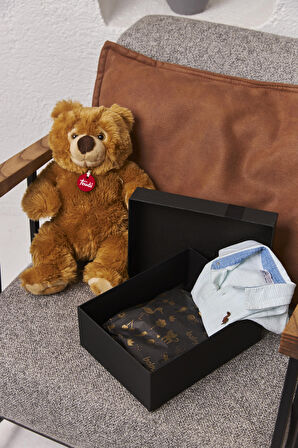 Hediye Paketleme Kağıdı,Bebek Eşya Paketleme: 30 Adet Yüksek Kaliteli Özel Gold Bebek Baskılı Pelur 17gr. Siyah Pelur Kağıtlarımızla Şık Hediyeler Hazırlayın 48*68CM 