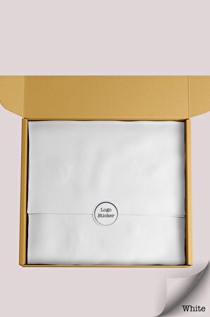 Hediye Paketleme Kağıdı:50 Adet Yüksek Kaliteli Beyaz Baskısız 17gr. Pelur Kağıtlarımızla Şık Hediyeler Hazırlayın 24X34CM
