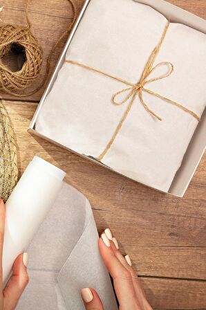 Hediye Paketleme Kağıdı:50 Adet Yüksek Kaliteli Beyaz Baskısız 17gr. Pelur Kağıtlarımızla Şık Hediyeler Hazırlayın 48*68CM
